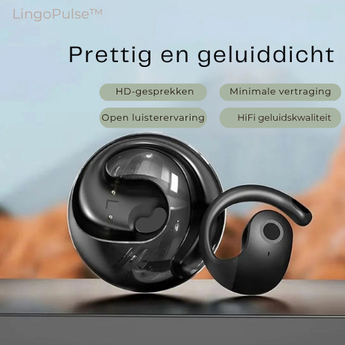 LingoPulse™ AI Translate Buds – Draadloze Oordopjes met Real-time Vertaling