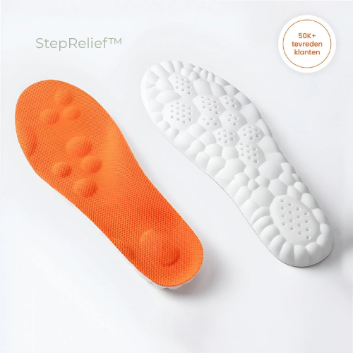 StepRelief™ Massage Comfort Inlegzolen – Tegen Hielspoor & Voetpijn