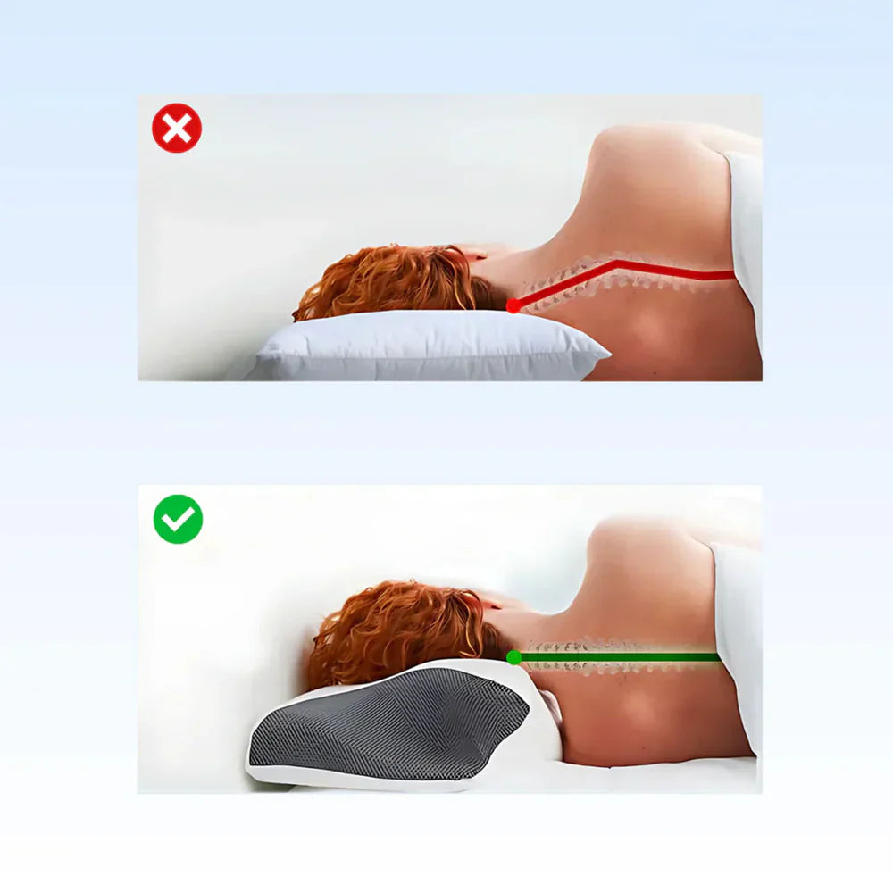 Zenvere Ergonomisch Memory Foam Kussen | Optimale Nekondersteuning