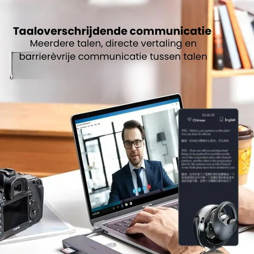 Zenvere Translate Pro | Draadloze Oordopjes met Realtime Vertaling