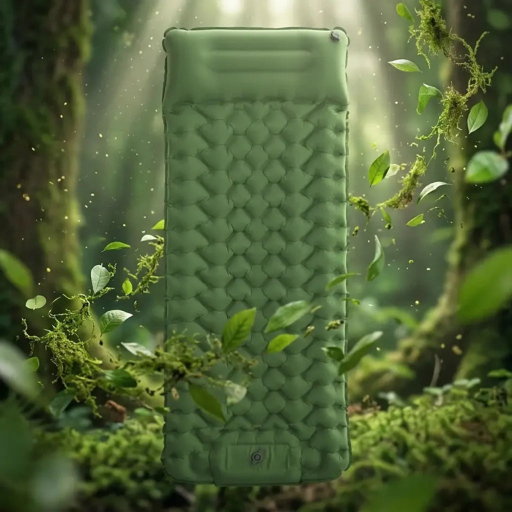 CloudNest™ Zelfopblazende Comfort Slaapmat – Ultiem Comfort Onder de Sterren